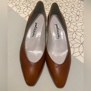 Vintage Palizzio Ginger Leather Heels Size 5.5